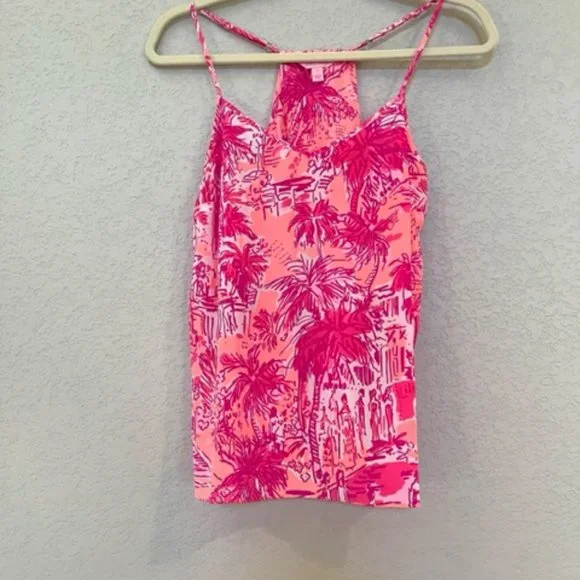 Lilly Pulitzer Silk Tank Top in Rule Breakers - Picture 5 of 7